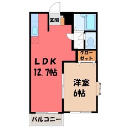 鶴田駅 徒歩7分 2階の物件間取画像